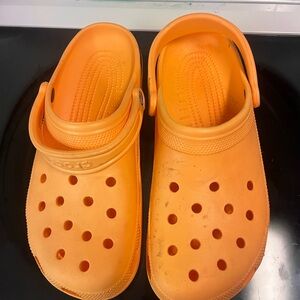 CROCS Men's Orange Slip-On Clogs